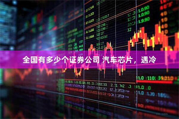 全国有多少个证券公司 汽车芯片，遇冷